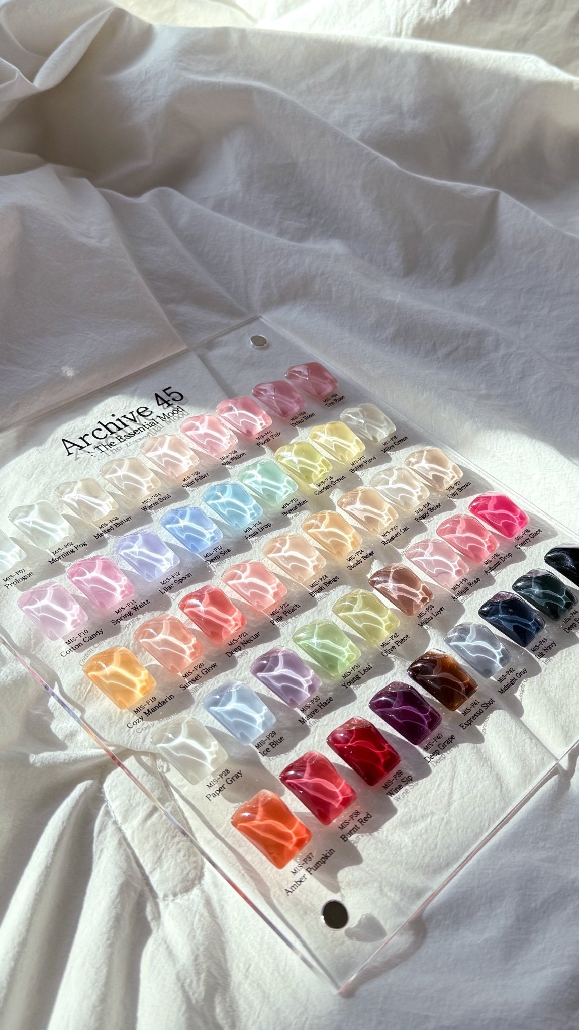 MOII MOII Archive 45 Syrup Gel Polish Set – Korean Nail Gel Collection (45 Colors) - Gel
