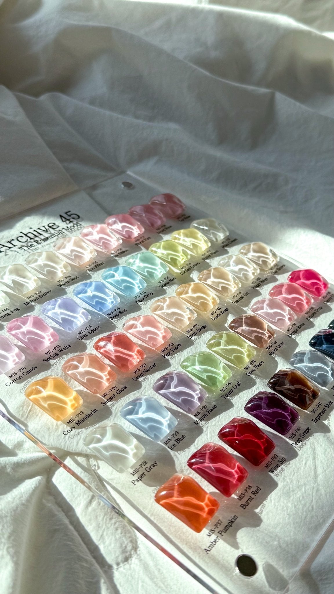 MOII MOII Archive 45 Syrup Gel Polish Set – Korean Nail Gel Collection (45 Colors) - Gel