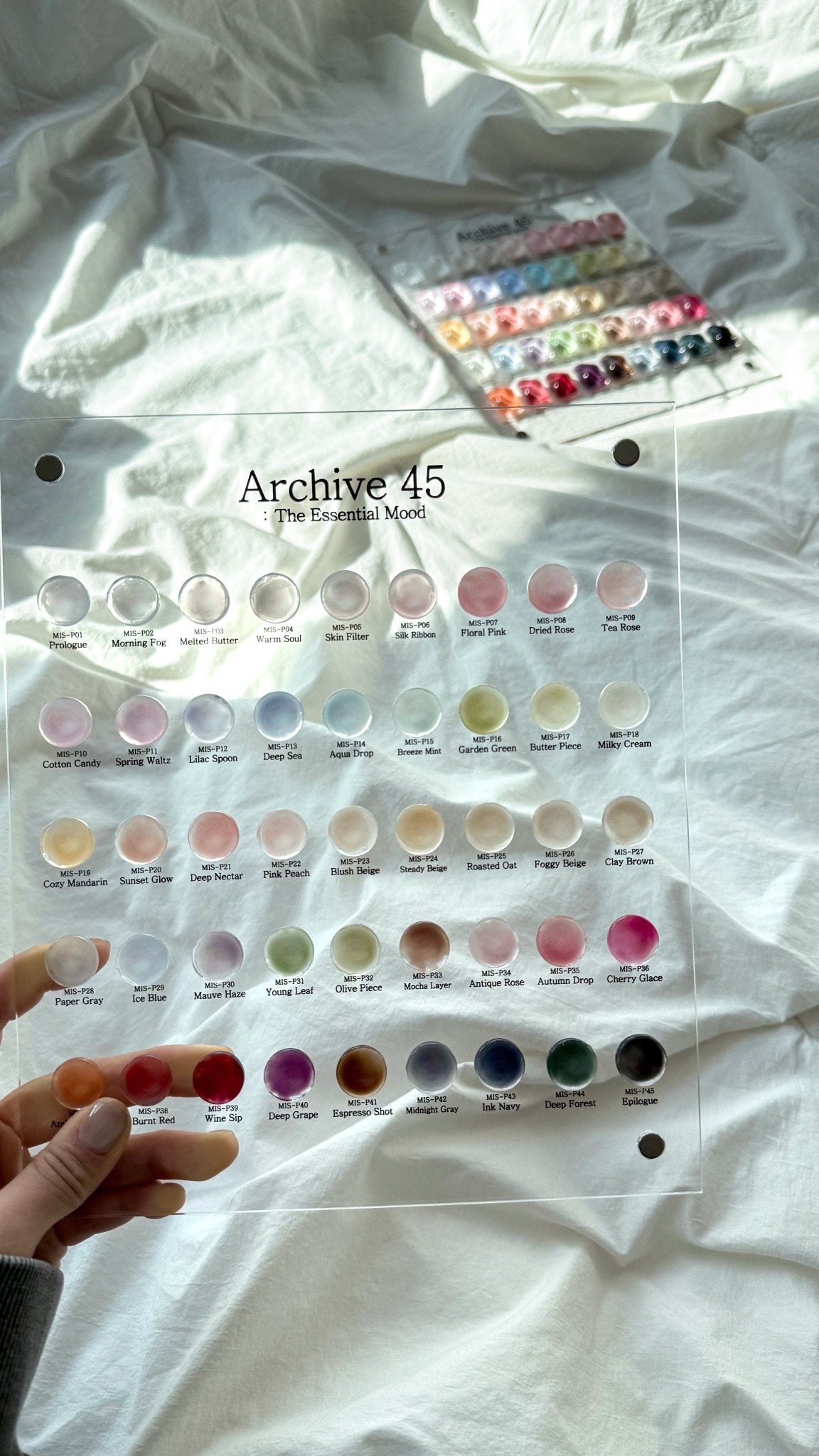 MOII MOII Archive 45 Syrup Gel Polish Set – Korean Nail Gel Collection (45 Colors) - Gel