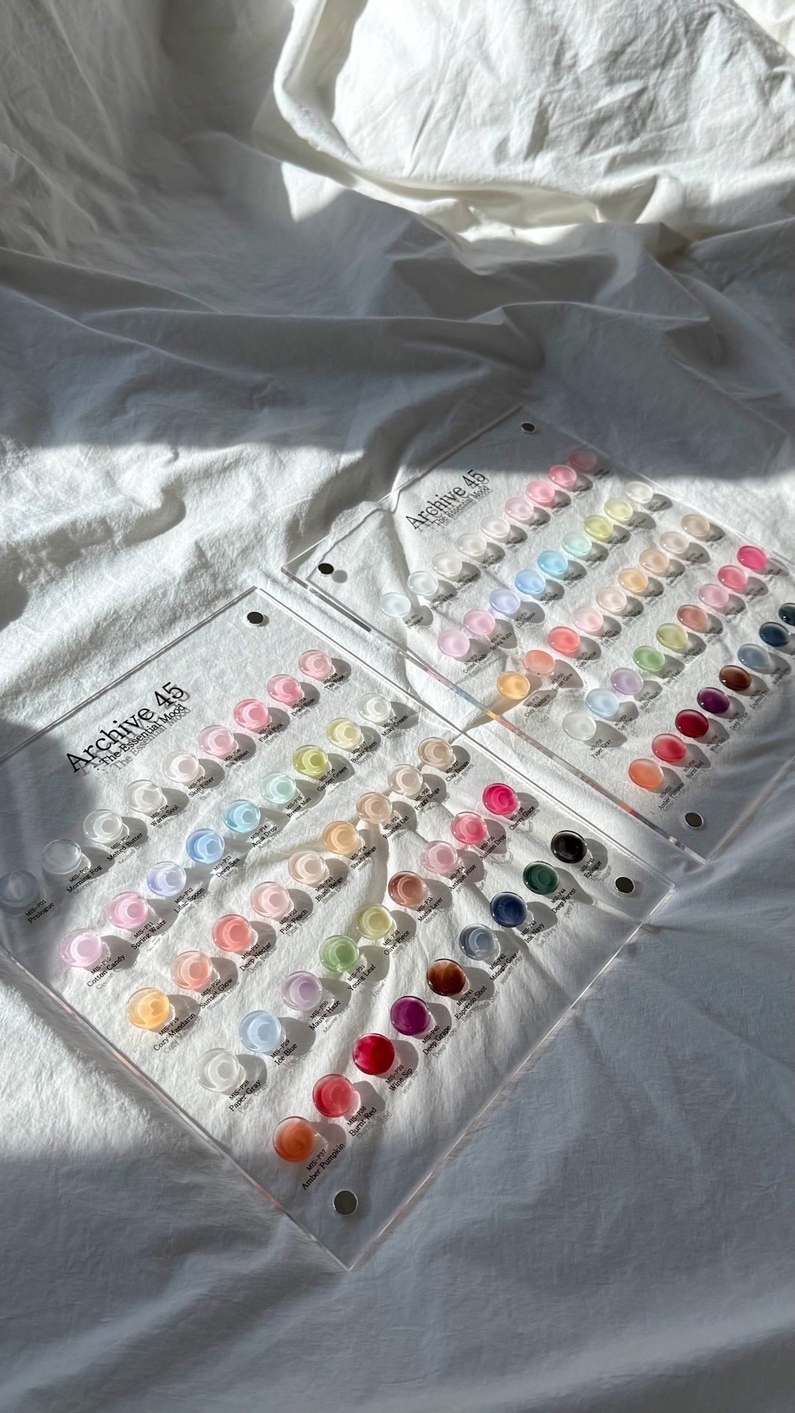MOII MOII Archive 45 Syrup Gel Polish Set – Korean Nail Gel Collection (45 Colors) - Gel