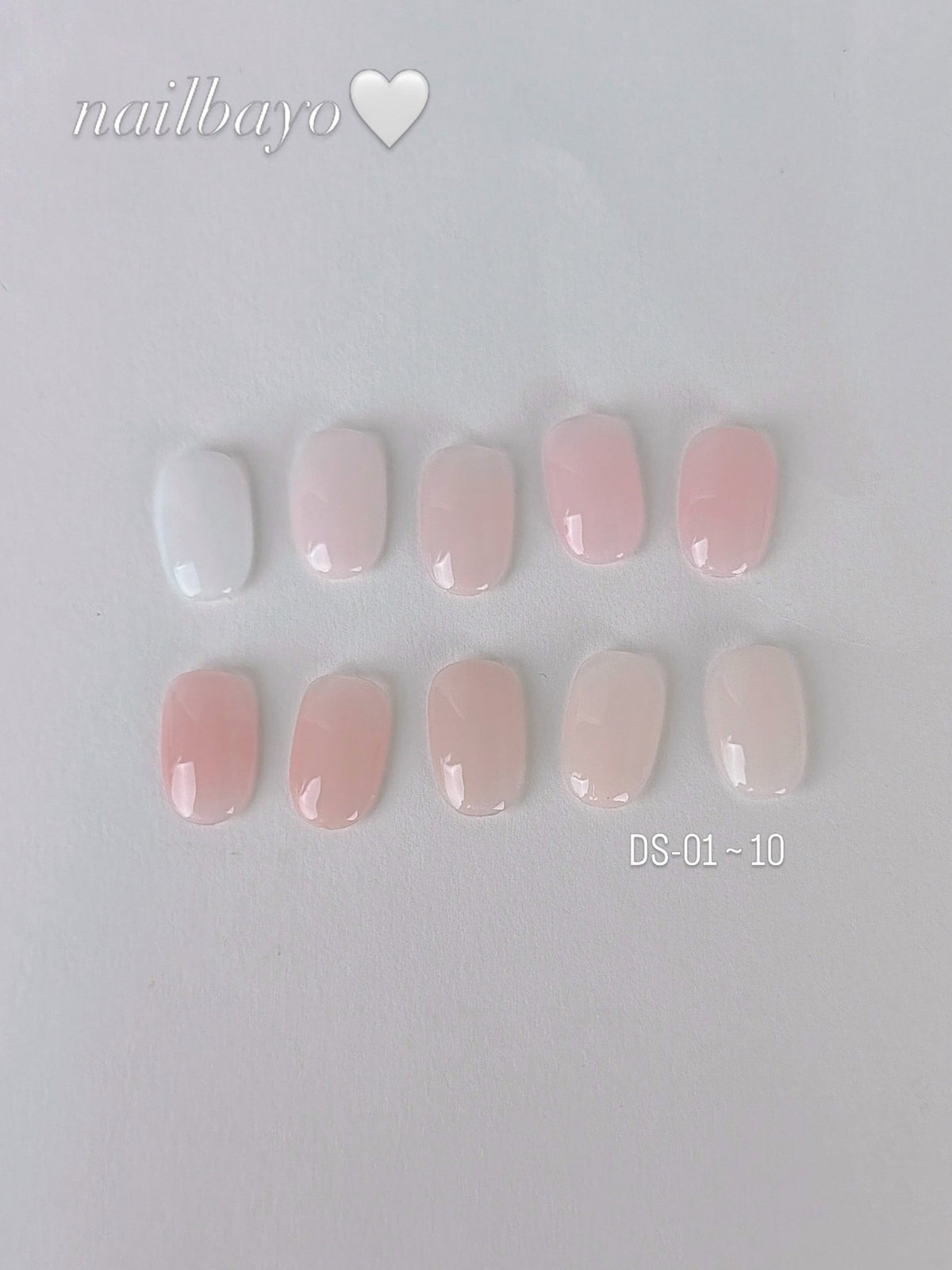 Nailbayo DOI Core Nudi Gel DS01–DS50 Collection – 50 Colours - Koreannails.co.uk