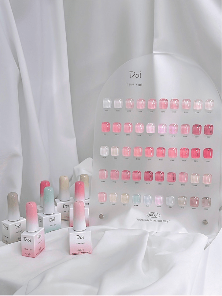 Nailbayo DOI Core Nudi Gel DS01–DS50 Collection – 50 Colours - Koreannails.co.uk
