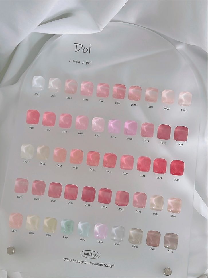 Nailbayo DOI Core Nudi Gel DS01–DS50 Collection – 50 Colours - Koreannails.co.uk