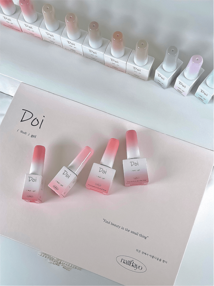 Nailbayo DOI Core Nudi Gel DS01–DS50 Collection – 50 Colours - Koreannails.co.uk