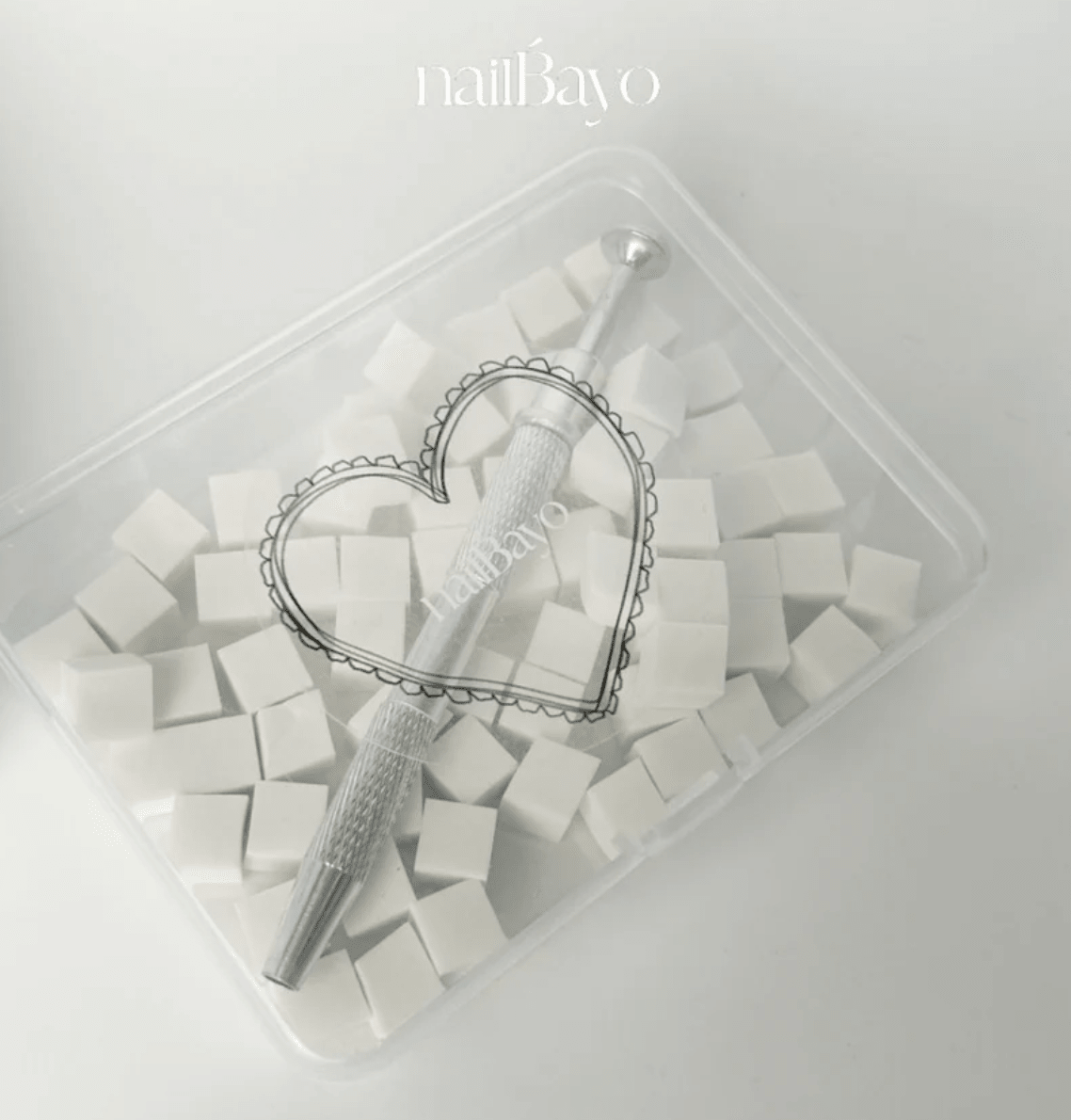 NAILBAYO Nail Art Sponges and picker - Koreannails.co.uk