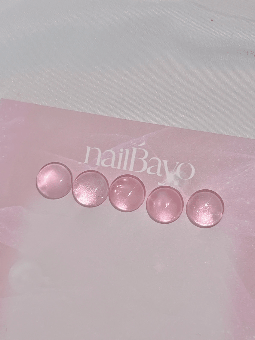 NAILBAYO Pink Veil M #4 - Koreannails.co.uk