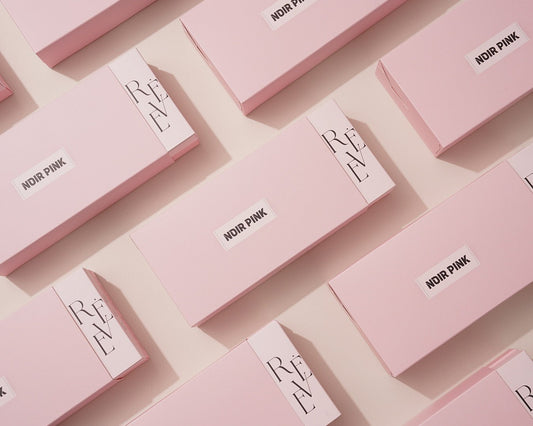 REVE IN NAIL Noir Pink Magnetic Gel Polish Set (10pcs) - Korean Nail Gel Collection - Koreannails.co.uk