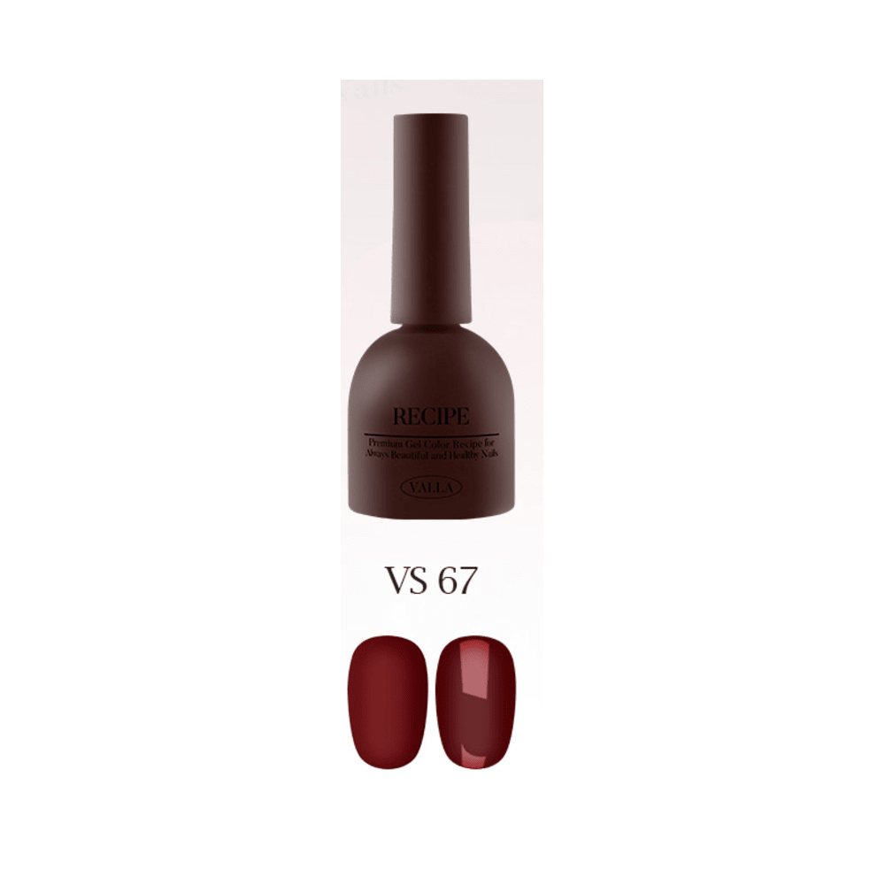 VALLA VS67 (Maroon Burgendy Collection) - 10ml - Koreannails.co.uk